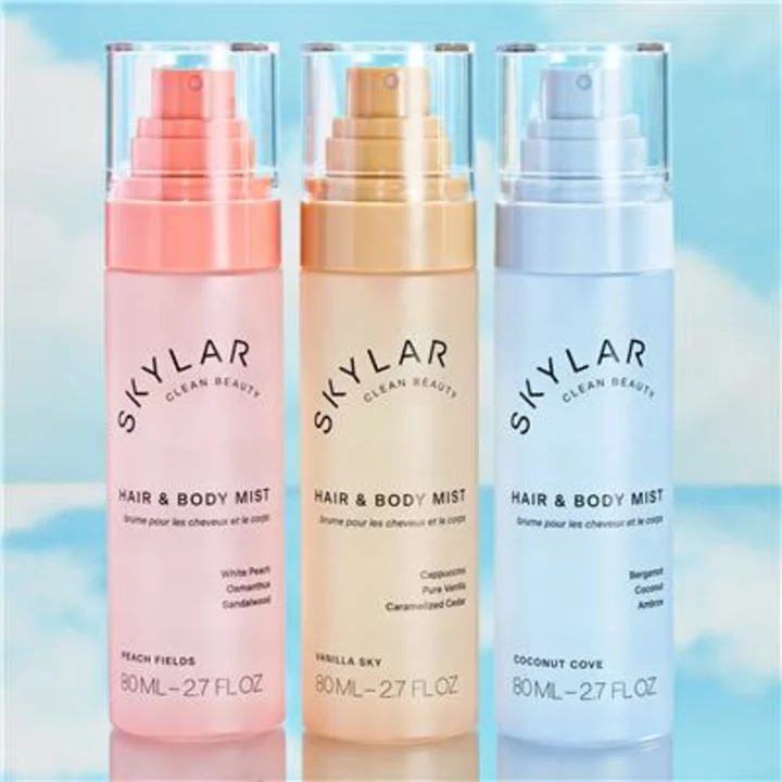Skylar Clean Beauty Enters Haircare Sector with Introduction of Hair & Body Mist Line