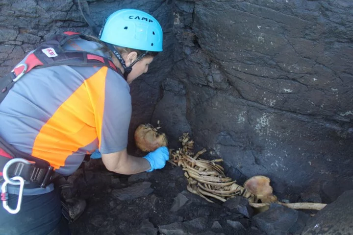 Spanish scientists seek to crack mystery of Canaries skeleton cave