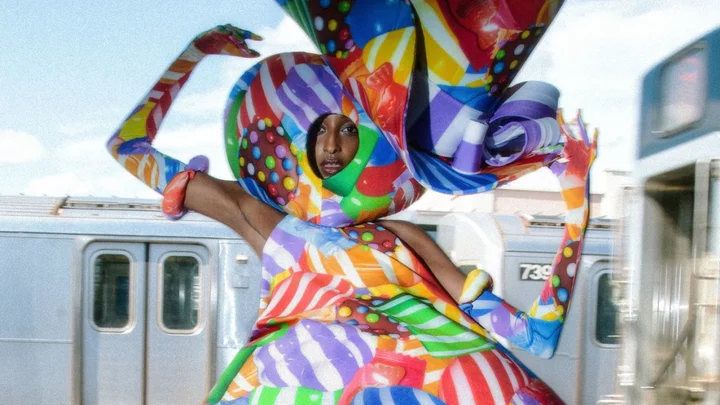 Christian Cowan launches limited edition Candy Crush beanbag dress