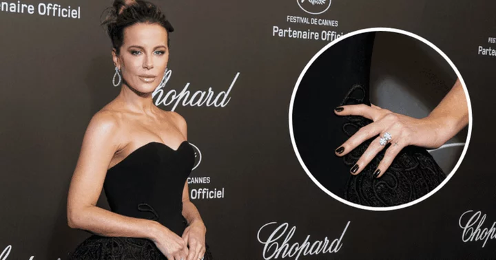 Kate Beckinsale's massive diamond ring at Cannes event triggers engagement rumors