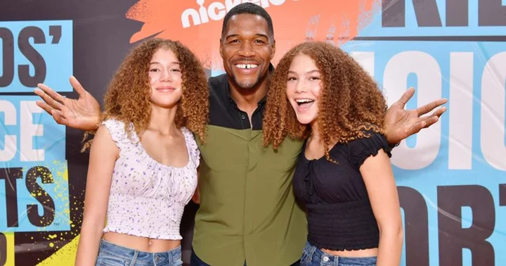 'GMA' host Michael Strahan's twin daughters Sophia and Isabella surprise dad with sweet Father's Day tribute