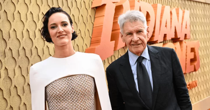 Phoebe Waller-Bridge dazzles in gown and cape with Harrison Ford at star-studded 'Indiana Jones' premiere
