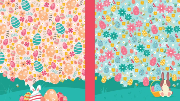 Can You Spot the Chick and Carrot Hiding in These Easter Egg Hunts?