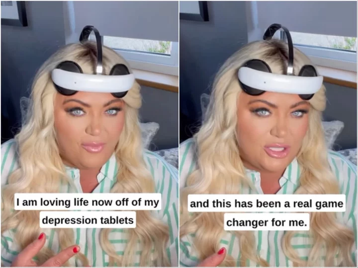 Gemma Collins blasted for promoting headset as ‘magic’ cure for depression