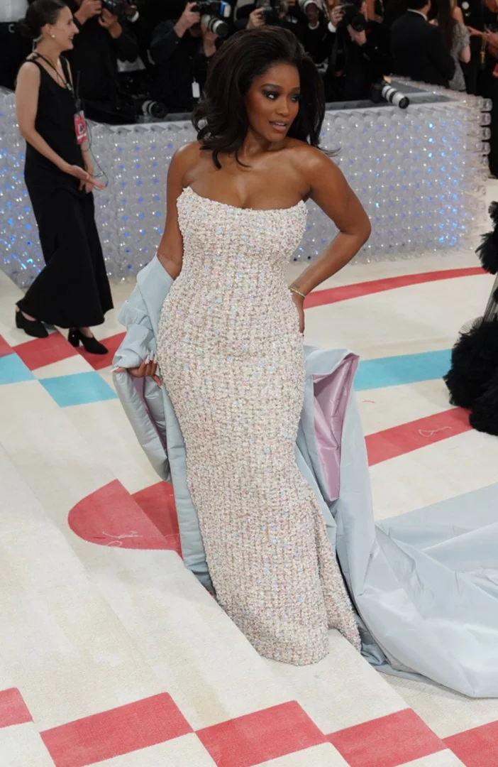 Keke Palmer hails Sergio Hudson for helping to 'accentuate' her figure