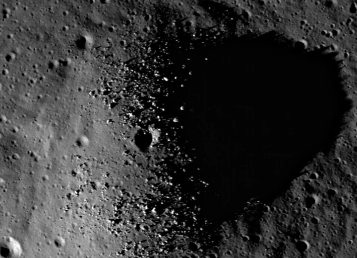 There's granite on the moon. No one knows how it got there.