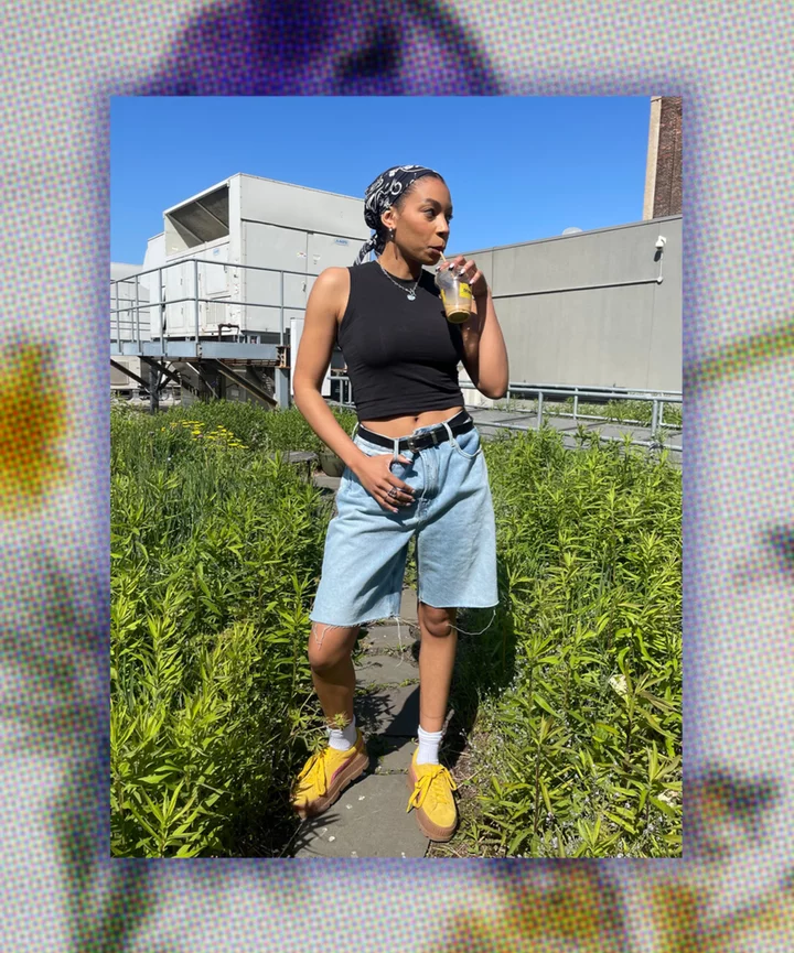 How To Style Frame’s Most Popular Jorts Like An R29 Editor