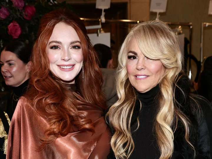 Lindsay Lohan’s mum Dina says she gave birth ‘two days earlier’ than her due date