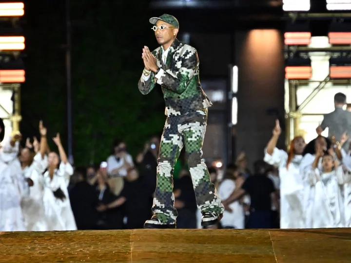 Pharrell Williams designed his first collection for Louis Vuitton for himself