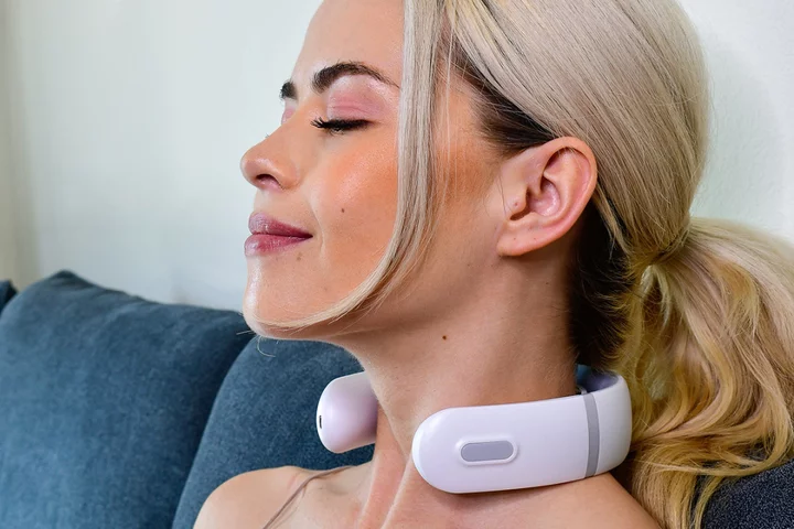 Soothe neck pain with this $40 wearable massager