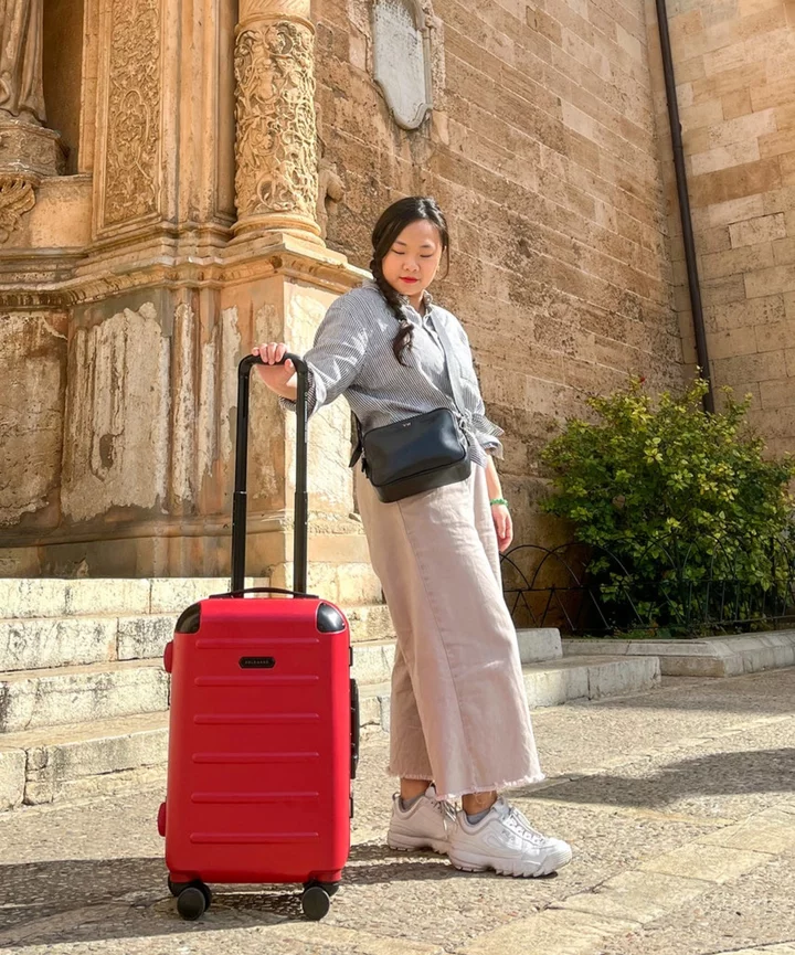 This TikTok-Viral Suitcase Is A Carry-On Closet