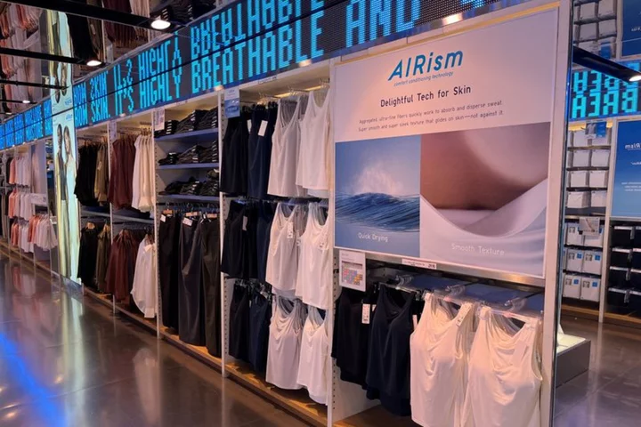 Clothiers bet on 'cooling' fabrics as global temps rise