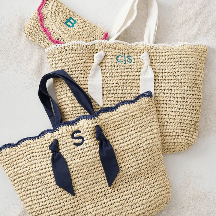 The 30 Best Monogrammed Tote Bags, Accessories, & More For Personalized Summer Style