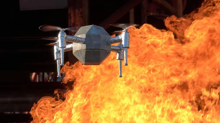 Prototype Drone Can Fly Into Burning Buildings, Forest Fires