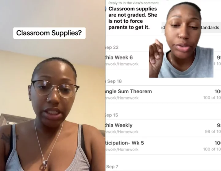 Mother sparks debate after claiming her son received a ‘zero’ grade because he didn’t have classroom supplies