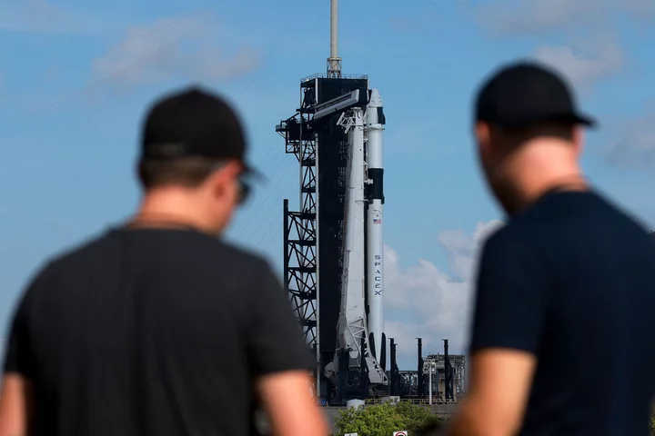 SpaceX Launches Crew of Private Astronauts to Space Station