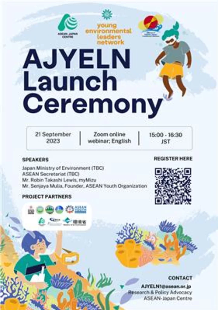 Student Leaders of ASEAN Countries and Japan Leading the Way Against Marine Plastic Waste and Towards a Sustainable Tomorrow “The ASEAN-Japan Young Environmental Leaders’ Network (AJYELN) Launch Ceremony