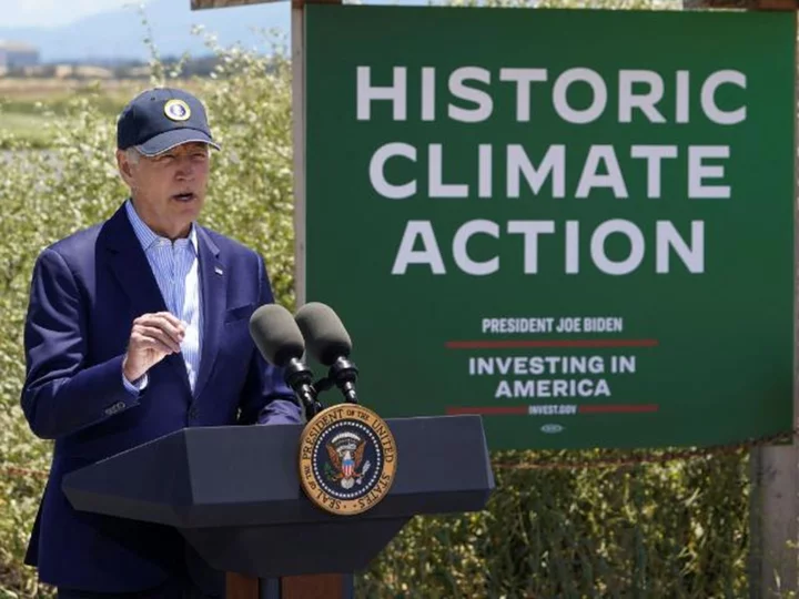 Biden touts his climate credentials in California