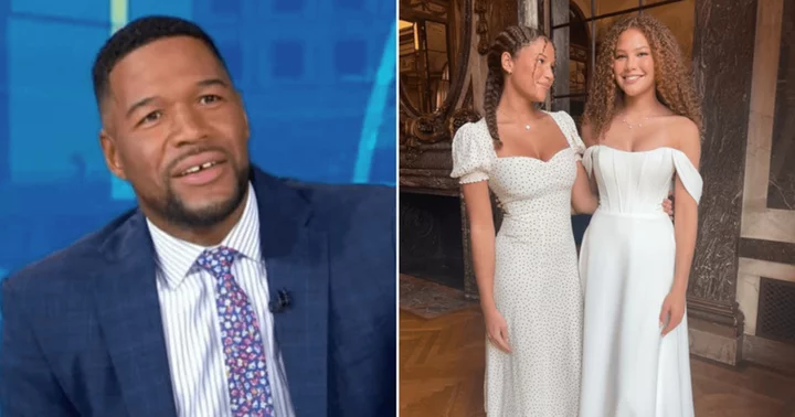 GMA’s Michael Strahan avoids ex-wife Jean Muggli as duo attends graduation of daughters Isabella and Sophia
