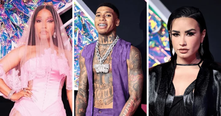 Worst-dressed celebrities at 2023 MTV VMAs: From Demi Lovato's padded shoulders to Nicki Minaj's bubblegum pink veil