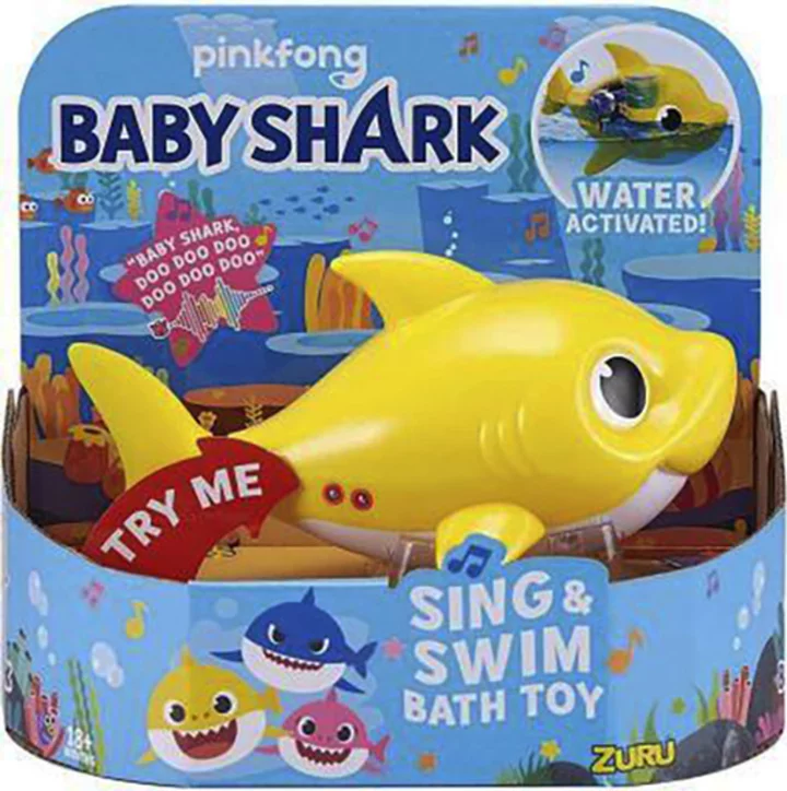 7.5 million Baby Shark bath toys are being recalled. 12 kids were cut or stabbed playing with them