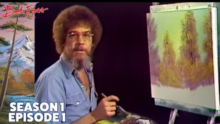 Bob Ross’s First Made-For-TV Painting Has Surfaced—and It’ll Cost You $10 Million