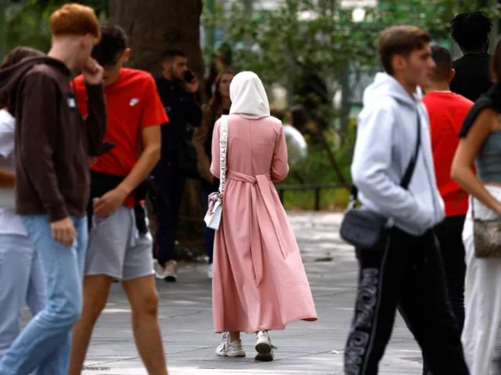 French schools turn away girls wearing abayas as Muslim rights group challenges ban