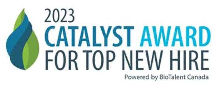 BioTalent Canada Awards 2023 Catalyst Award for Top New Hire