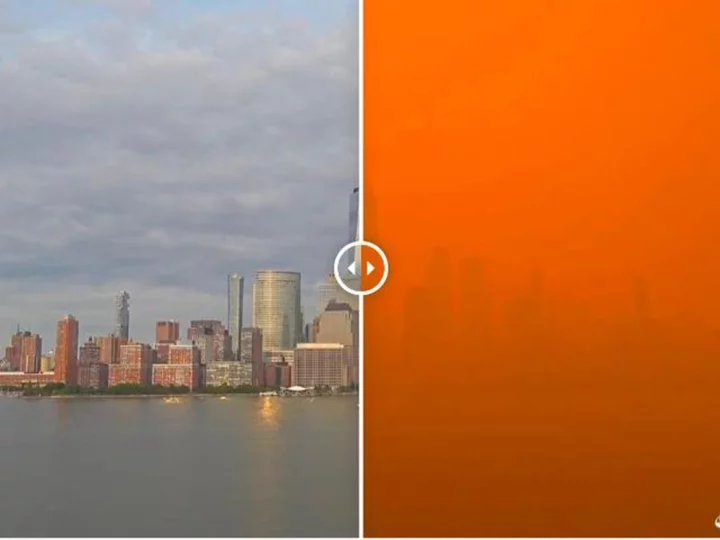 See before-and-after images of US landmarks as they get inundated with wildfire smoke