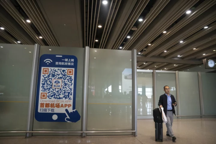 China won't require COVID-19 testing for incoming travelers starting Wednesday