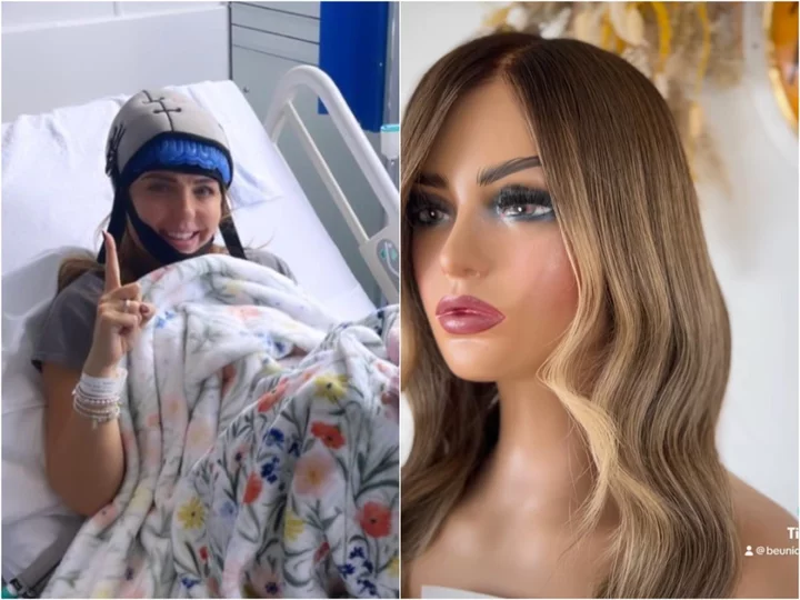 Strictly’s Amy Dowden shares pictures of new wig amid chemotherapy treatment for breast cancer