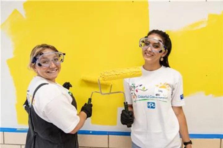 PPG’s New Paint for a New Start initiative to beautify schools worldwide with colorful makeovers