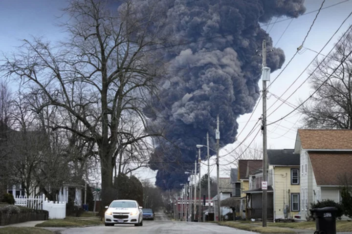 EPA weighs formal review of vinyl chloride, toxic chemical that burned in Ohio train derailment