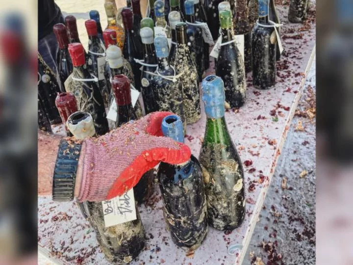 California authorities destroy 2,000 bottles of wine illegally fermented under the ocean