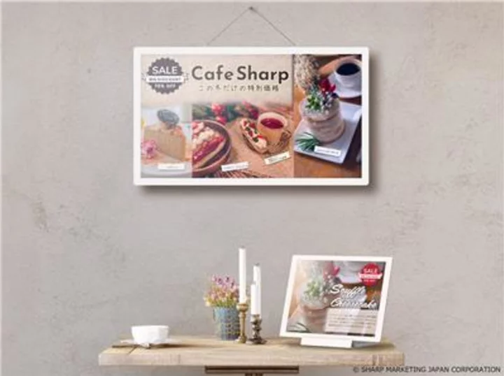 E Ink Announces Sharp Corporation Is Releasing ePoster Color Electronic Paper Displays Featuring E Ink Gallery™ Plus