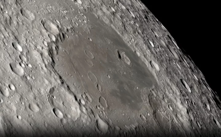 NASA reveals gash on moon left by crashed Russian spacecraft