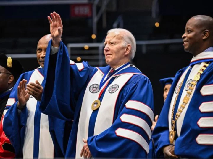 Biden previews 2024 election pitch to young Black voters in Howard University commencement speech