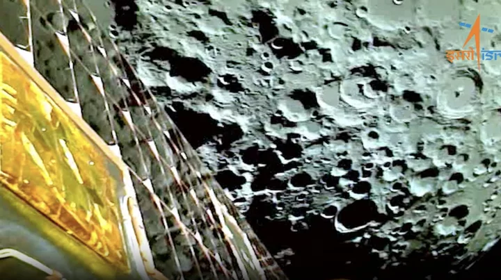 Indian spacecraft captures stunning view of moon before intense landing