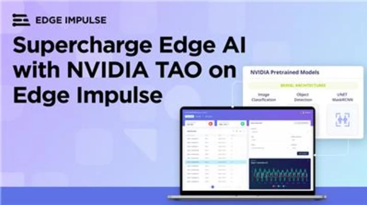 Edge Impulse Launches Integration with NVIDIA TAO Toolkit to Supercharge Edge AI