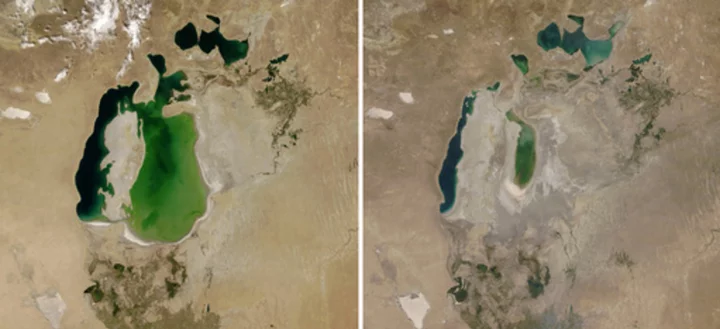 Incredible shrinking lakes: Humans, climate change, diversion costs trillions of gallons annually