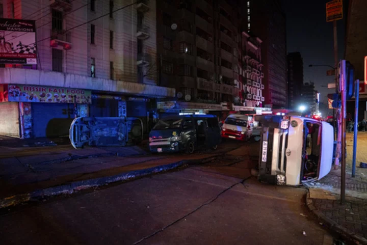 1 man is dead and 48 are injured after a suspected gas explosion in downtown Johannesburg