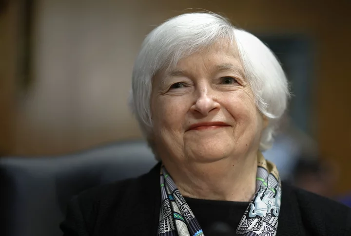 Yellen Says Debt Deal’s $21 Billion IRS Clawback Won’t Affect ‘Near-Term’ Plans