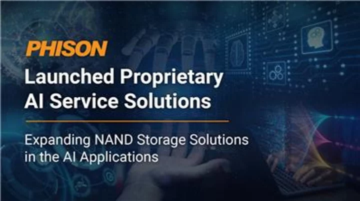 Phison Launches Proprietary AI Service Solutions Expanding NAND Storages in the AI Applications