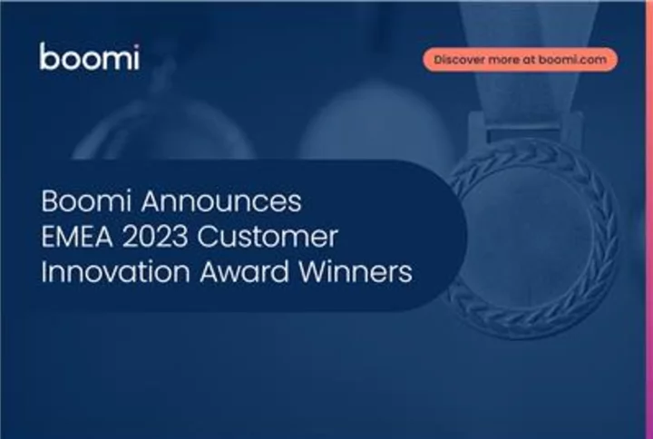 Boomi Announces EMEA 2023 Customer Innovation Award Winners