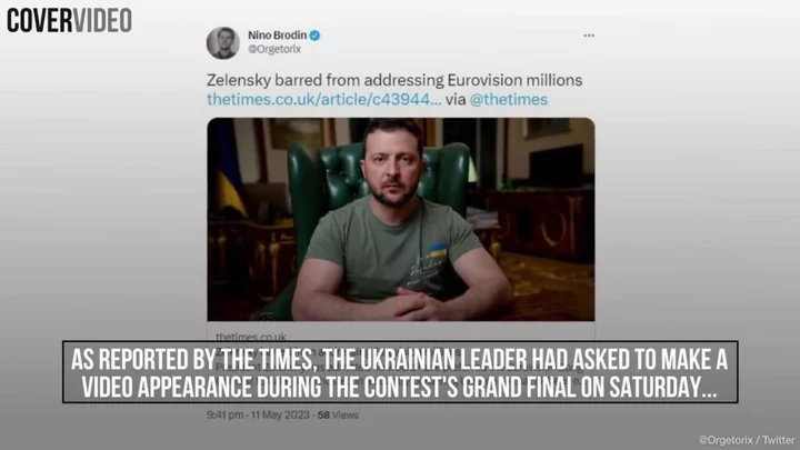 Why isn't Zelensky speaking at Eurovision?