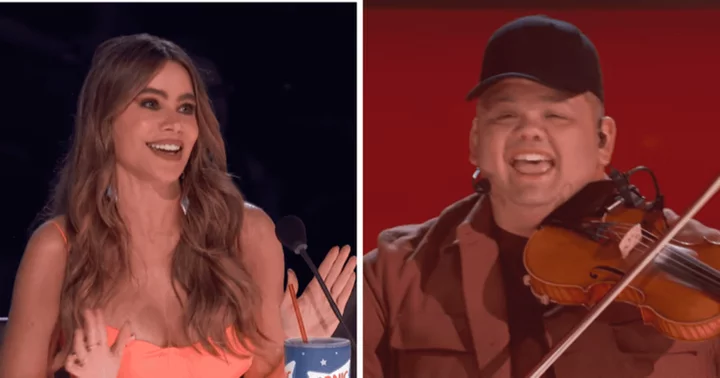 'You make the violin sexy': Michigan violinist Philip Bowen grabs Sofia Vergara's eyeballs after shedding over 50lbs