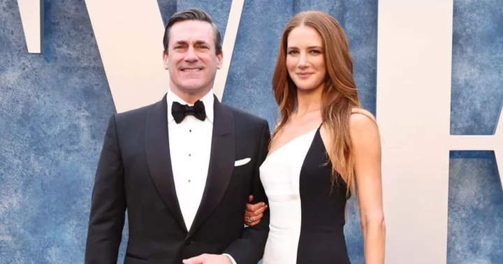 Jon Hamm, 52, marries Anna Osceola, 35, at iconic 'Mad Men' location, fans say 'you'll make beautiful babies'