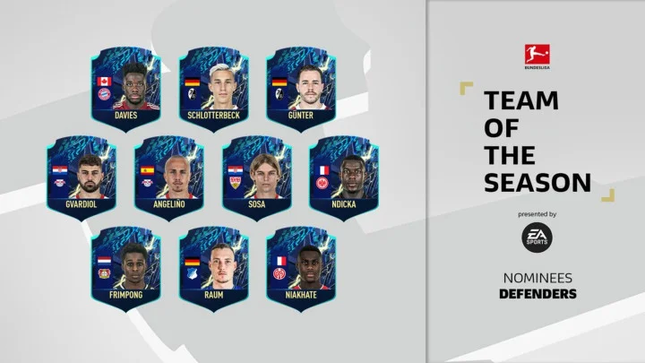 FIFA 22 Bundesliga TOTS Defender and Goalkeeper Nominees Unveiled