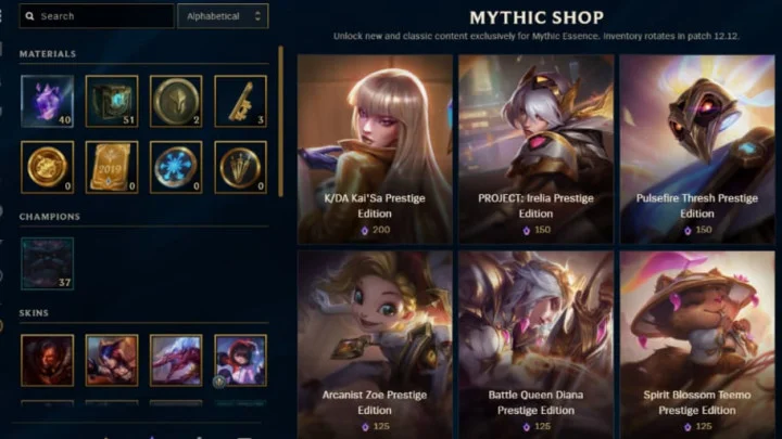 League of Legends Mythic Shop Schedule 2023