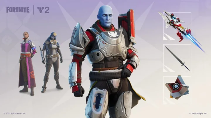 Fortnite Skins for The Exo Stranger, Commander Zavala and Ikora Rey Revealed